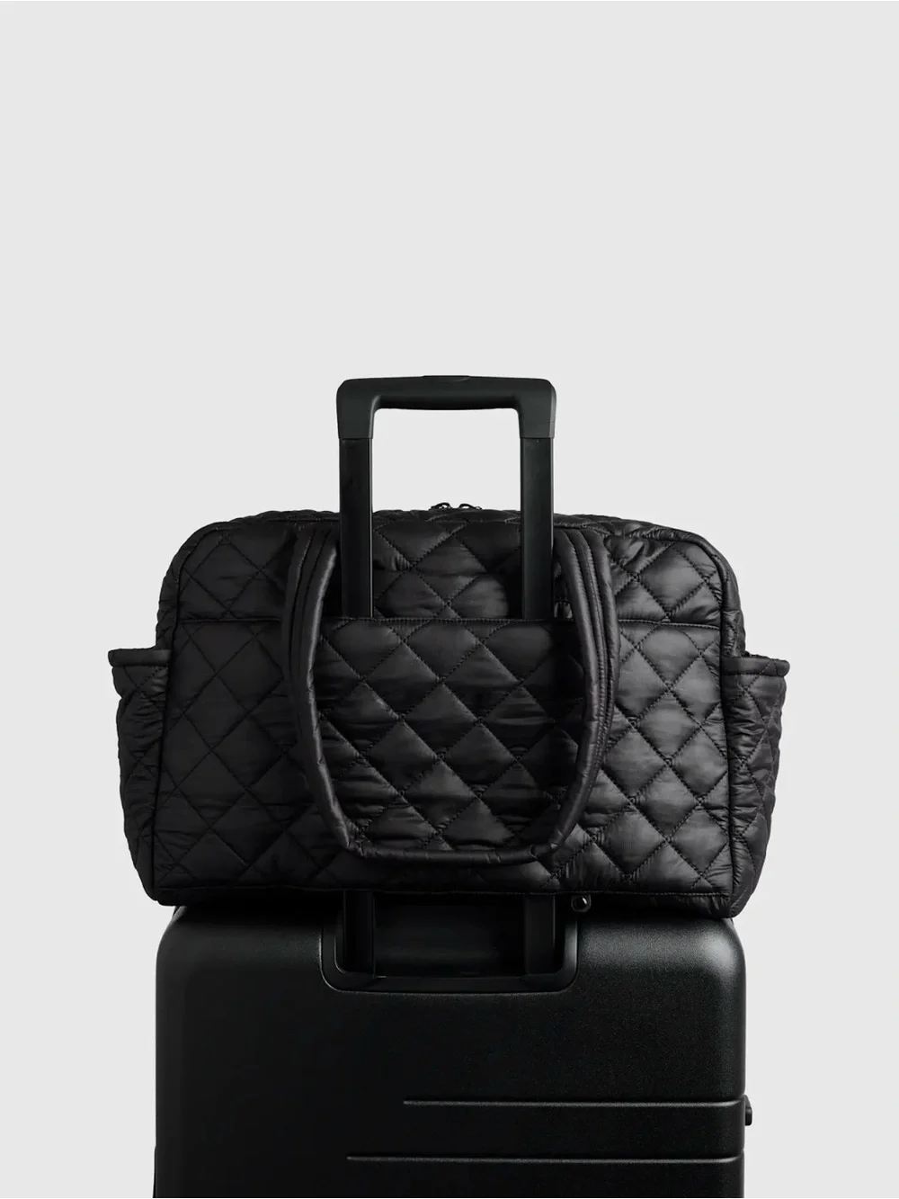 Quince Transit Quilted Duffle Bag in Navy